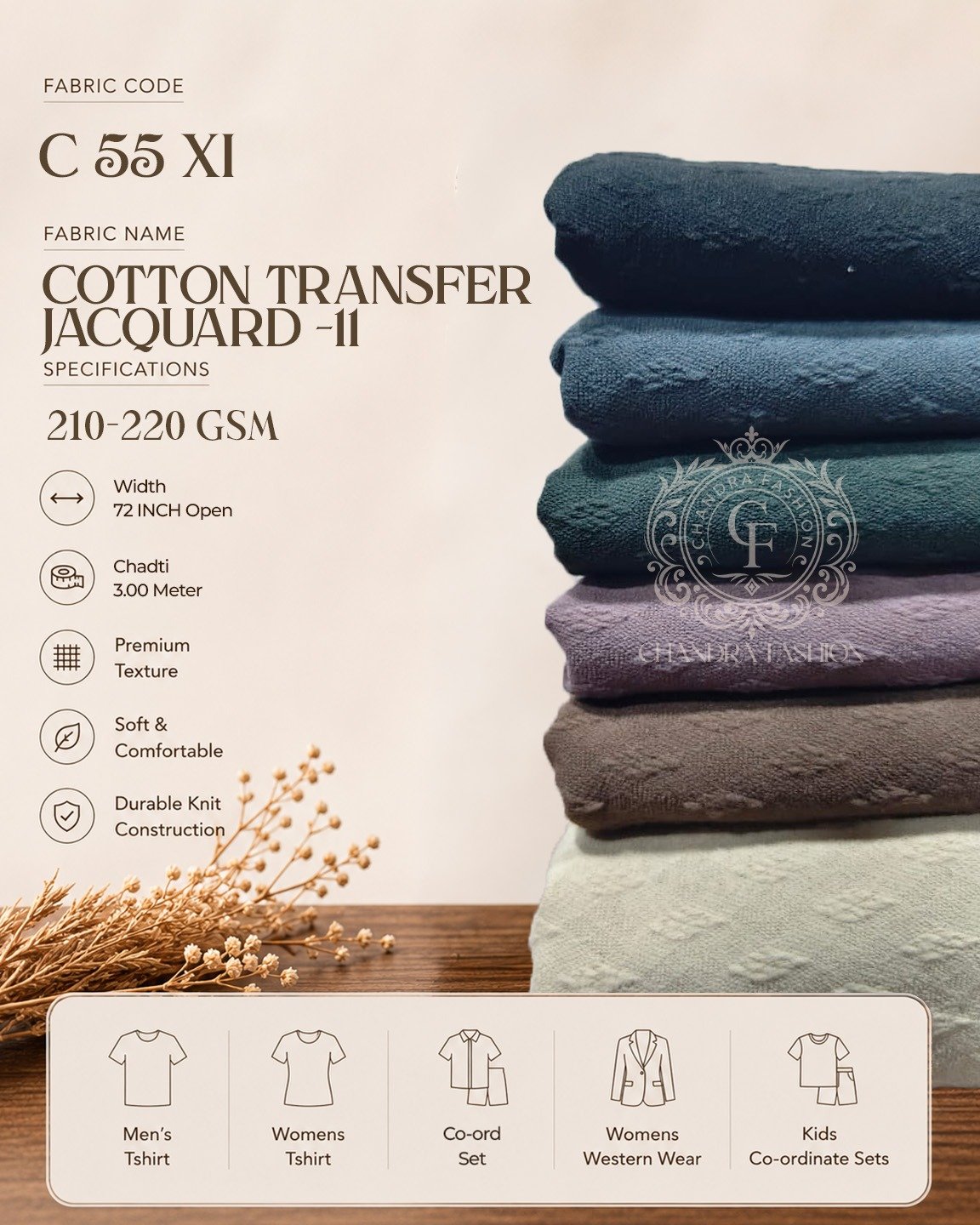 Thalapathy Knitted Fabric